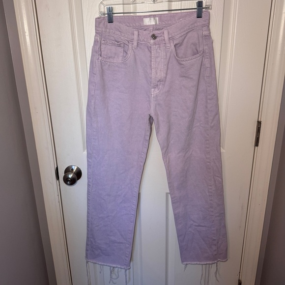 7 For All Mankind Lilac Easy Straight Ankle - Picture 1 of 15